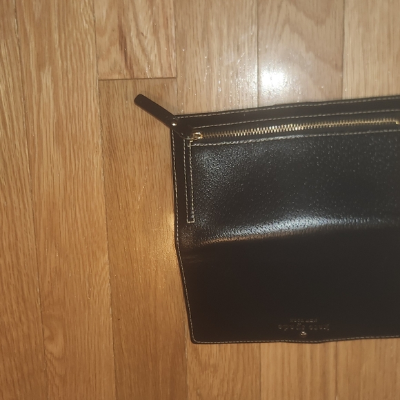 VINTAGE KATE SPADE BLACK WALLET STACEY GRANT STREET BIFOLD NICE SHAPE - Picture 8 of 16